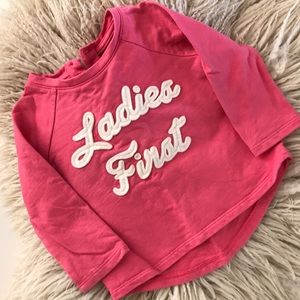 Ladies First Baby Gap Sweatshirt
